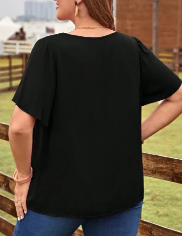 Bluza Emery Rose Curve, negru