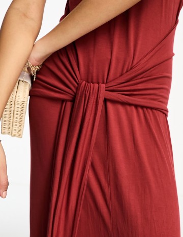 Rochie lunga ASOS, maro
