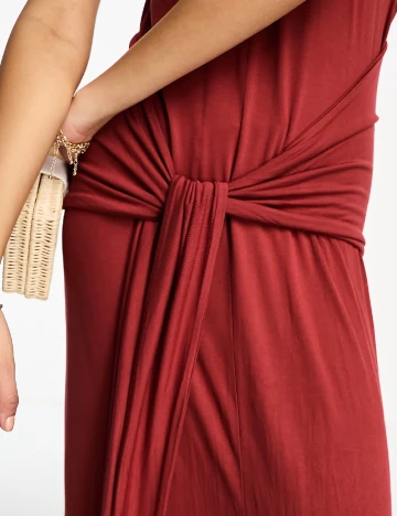 Rochie lunga ASOS, maro