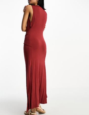 Rochie lunga ASOS, maro