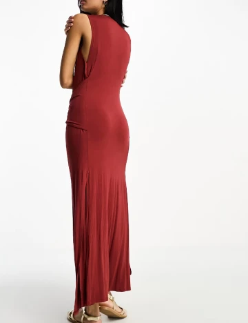 Rochie lunga ASOS, maro