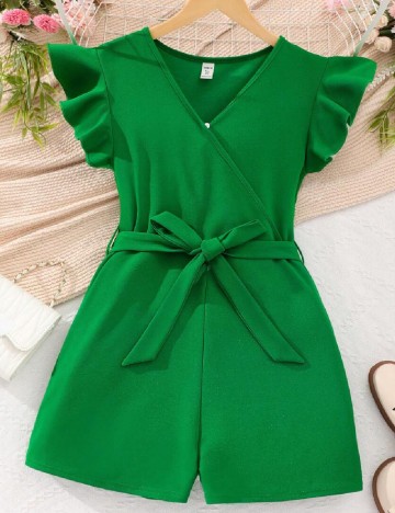 Salopeta Shein Kids, verde