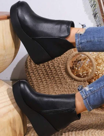Botine SHEIN, negru Negru