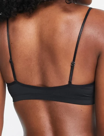 Bustiera Weekday, negru Negru