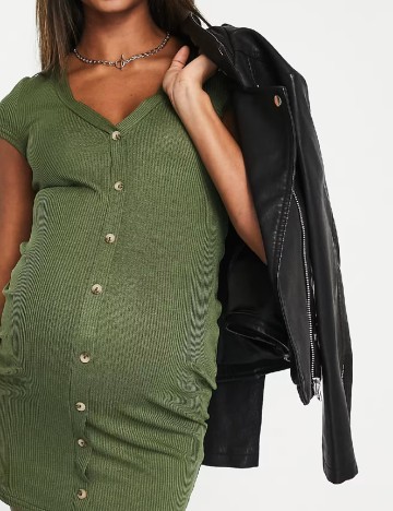 Rochie scurta Asos Maternity, verde