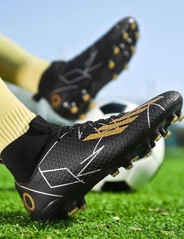 
						Ghete de fotbal Shein Kids, negru