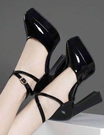 Pantofi SHEIN, negru