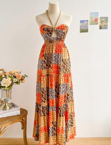 Rochie lunga SHEIN, mix culori