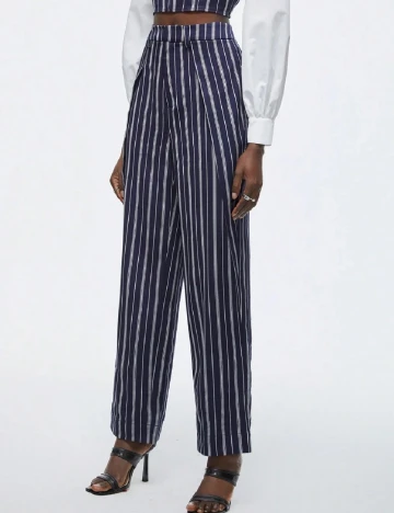 Pantaloni SHEIN, bleumarin