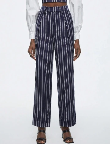Pantaloni SHEIN, bleumarin