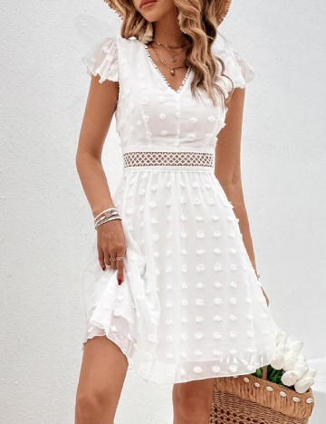 Rochie scurta SHEIN, alb