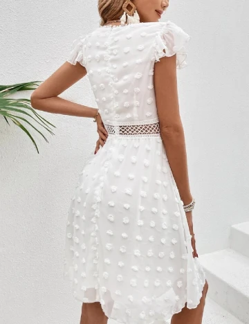 Rochie scurta SHEIN, alb