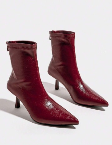 
						Botine SHEIN, visiniu