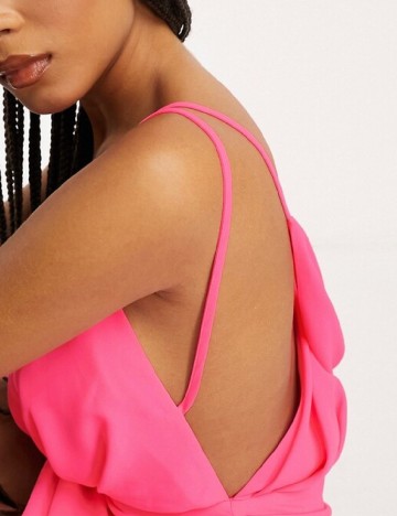 Rochie medie ASOS, roz
