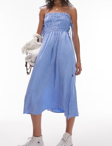 Rochie medie Top Shop, albastru