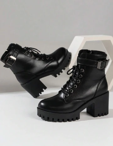 Botine SHEIN, negru