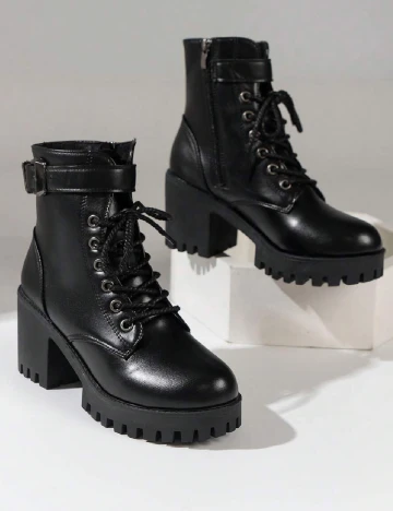 Botine SHEIN, negru