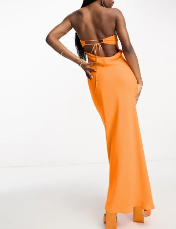 Rochie lunga ASOS, portocaliu