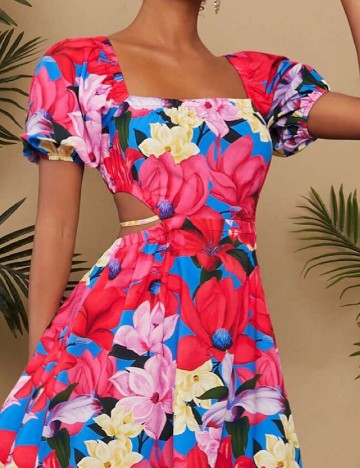 Rochie scurta SHEIN, mix culori