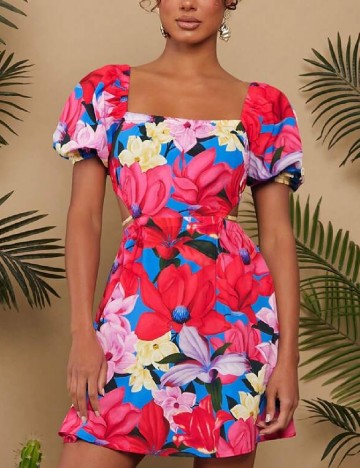 Rochie scurta SHEIN, mix culori
