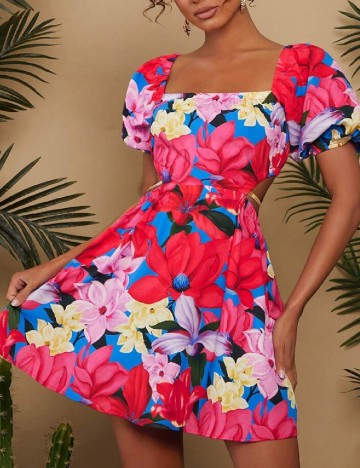 Rochie scurta SHEIN, mix culori