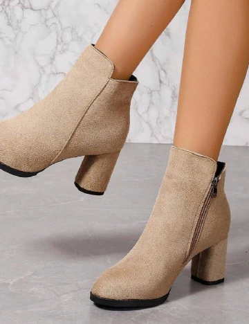 Botine SHEIN, crem