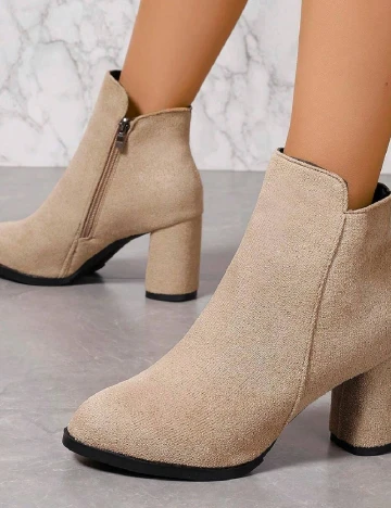 Botine SHEIN, crem