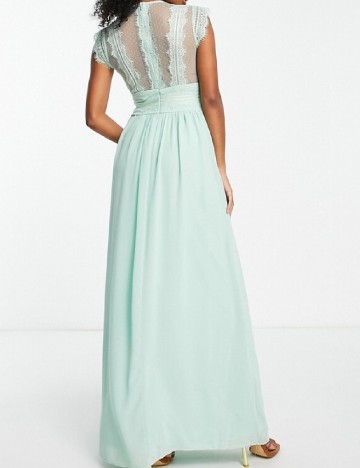 Rochie lunga TFNC London, turcoaz