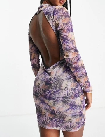 Rochie scurta Noisy May, mix culori