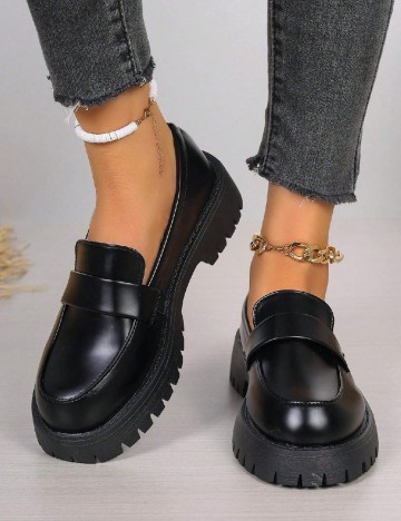 Mocasini SHEIN, negru