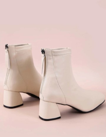 Botine SHEIN, crem