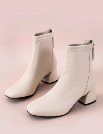 Botine SHEIN, crem