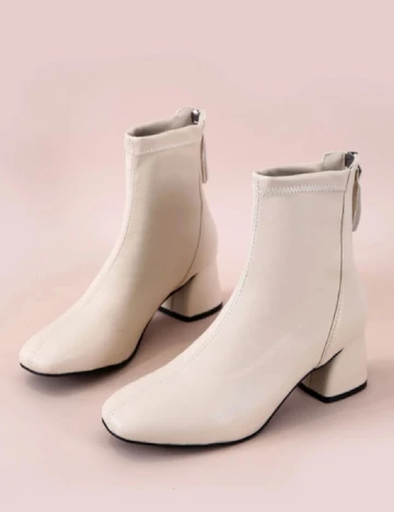 Botine SHEIN, crem