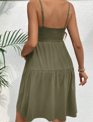 Rochie scurta SHEIN Maternity, verde Verde