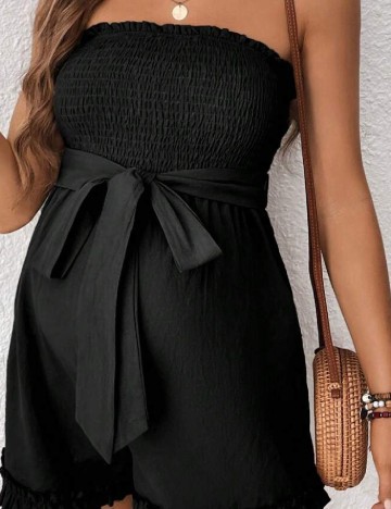 Salopeta SHEIN Maternity, negru