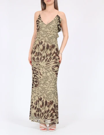 Rochie lunga ASOS, verde