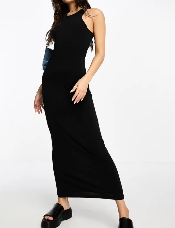 Rochie lunga Stradivarius, negru