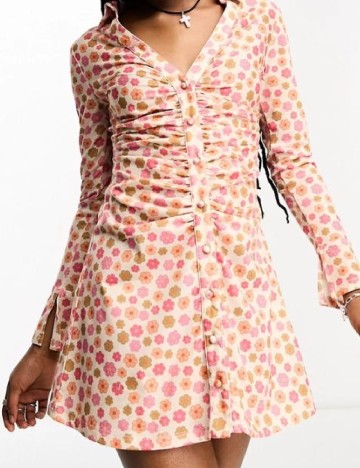Rochie scurta Another reason, floral print