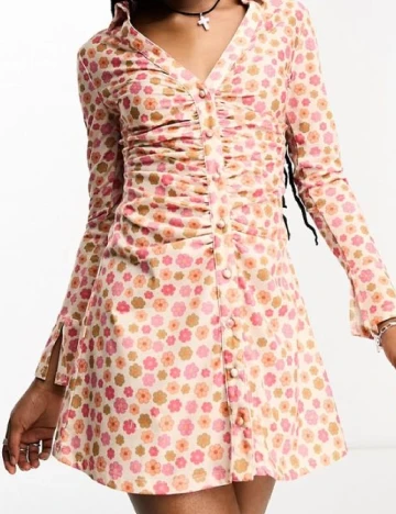 Rochie scurta Another reason, floral print