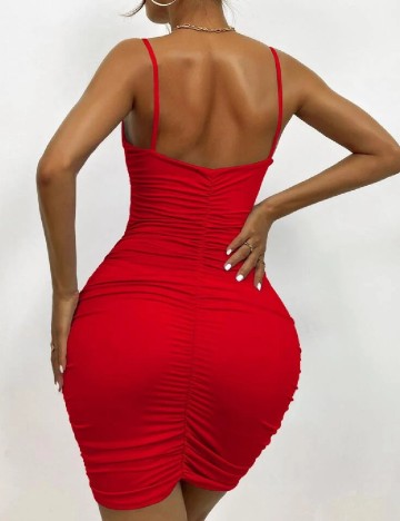 Rochie scurta SHEIN, rosu