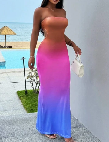 Rochie lunga SHEIN, mix culori
