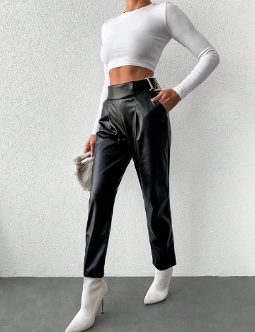 Pantaloni SHEIN, negru