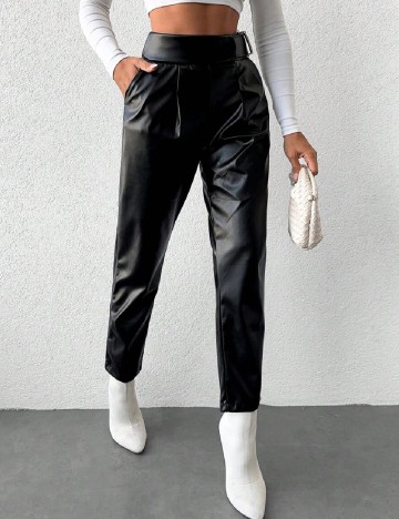 Pantaloni SHEIN, negru