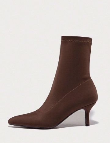 Botine SHEIN, maro