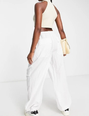 Pantaloni Top Shop, alb