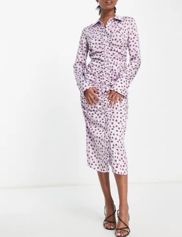 Rochie medie ASOS, mov