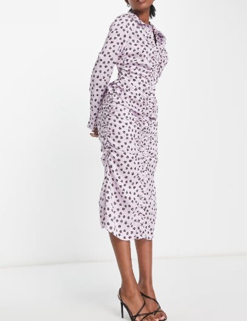 Rochie medie ASOS, mov