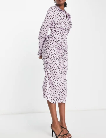 Rochie medie ASOS, mov