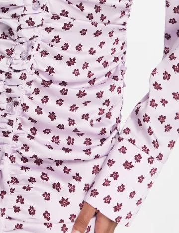 Rochie medie ASOS, mov