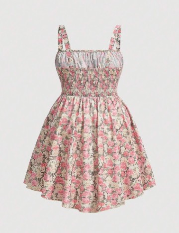 Rochie scurta SHEIN CURVE, floral